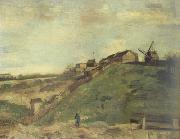 Vincent Van Gogh Montmartre:Quarry,the Mills (nn040 oil on canvas